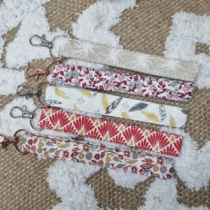 Porte-clé en tissu personnalisé